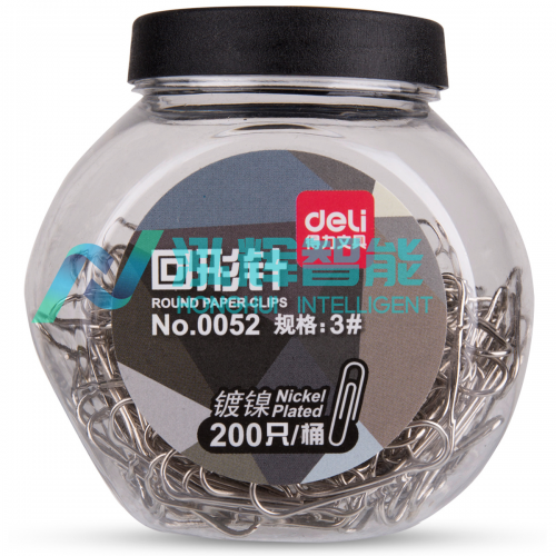 得力 0052 回形针 3# (单位:桶)