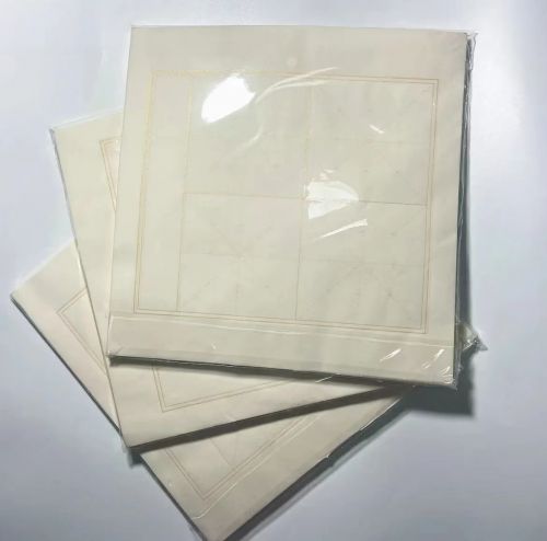 白色四格金线生宣4包