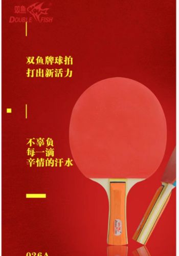 双鱼乒乓球拍